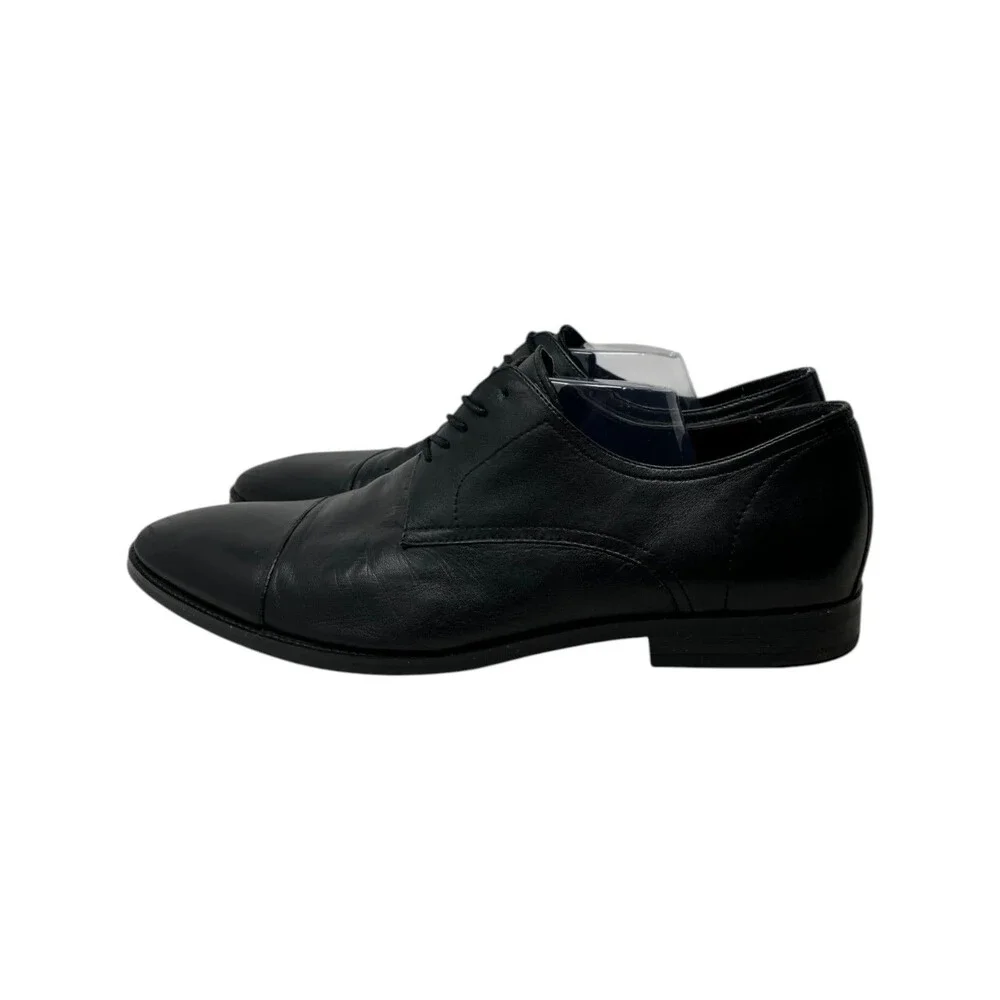 ALDO Derby Dress Shoes Men’s Size 14 Black Leather Cap Toe Classic Formal
